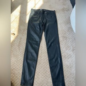 KUT leather pants like jeans